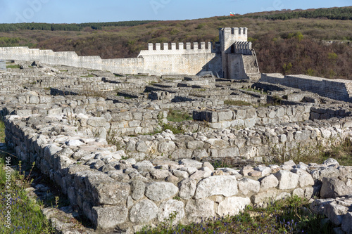 Shumen fortress Archaeological site near Town of Shoumen, Bulgaria photo