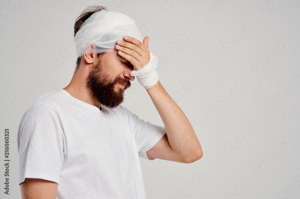 a man with bruises a man with bruises