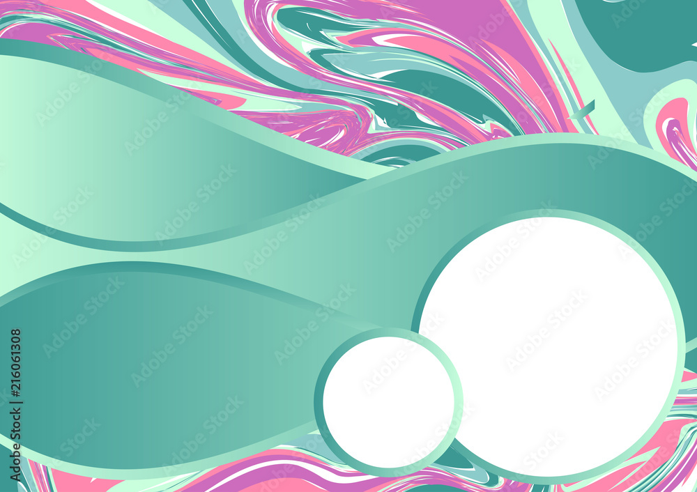 Colourful liquid with copy space abstract vector background Colourful liquid with copy space abstract vector background