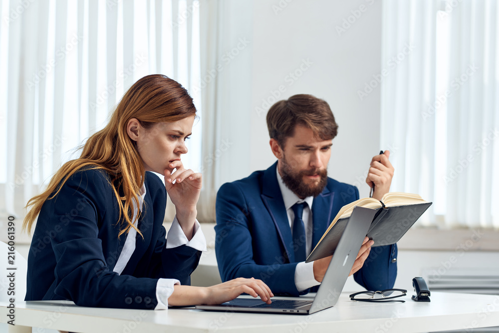 business colleagues work business colleagues work