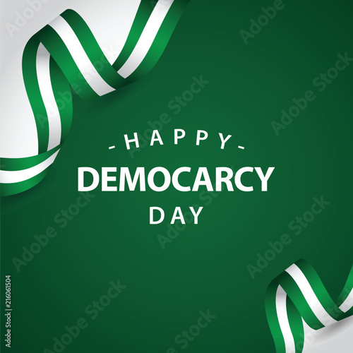 Happy Democracy Day Vector Template Design Illustration