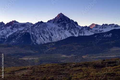 Rugged San Juan Mountains at Sunrise in Colorador