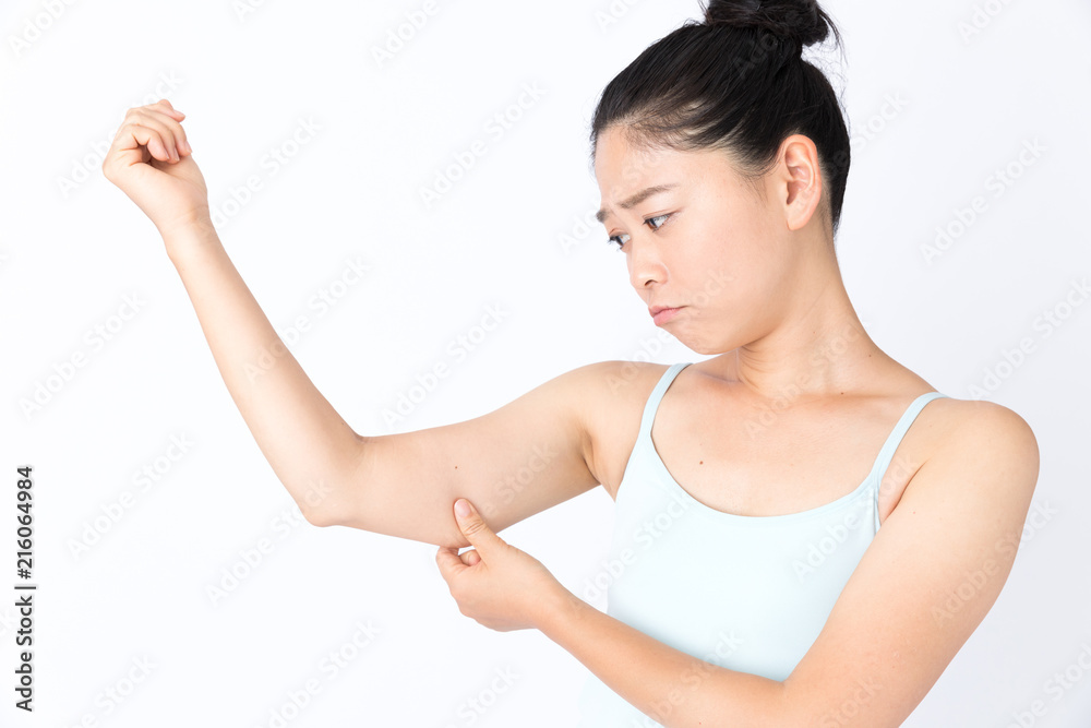 portrait of attractive asian woman beauty image on white background portrait of attractive asian woman beauty image on white background