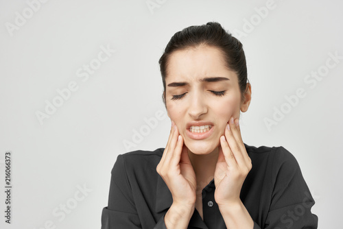 toothache woman