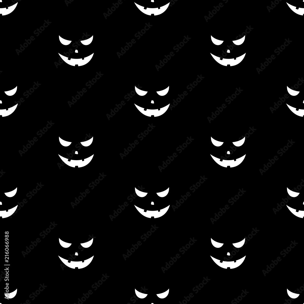 Set of scary faces Halloween pumpkins Set of scary faces Halloween pumpkins