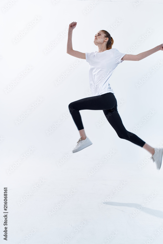 woman jumping sport woman jumping sport