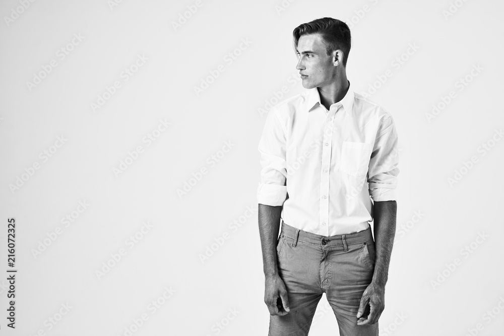 portrait of young man portrait of young man