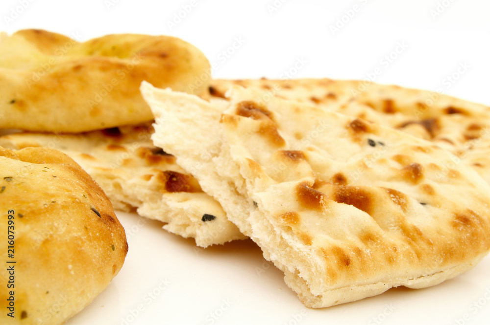 Indian Naan flatbread Indian Naan flatbread