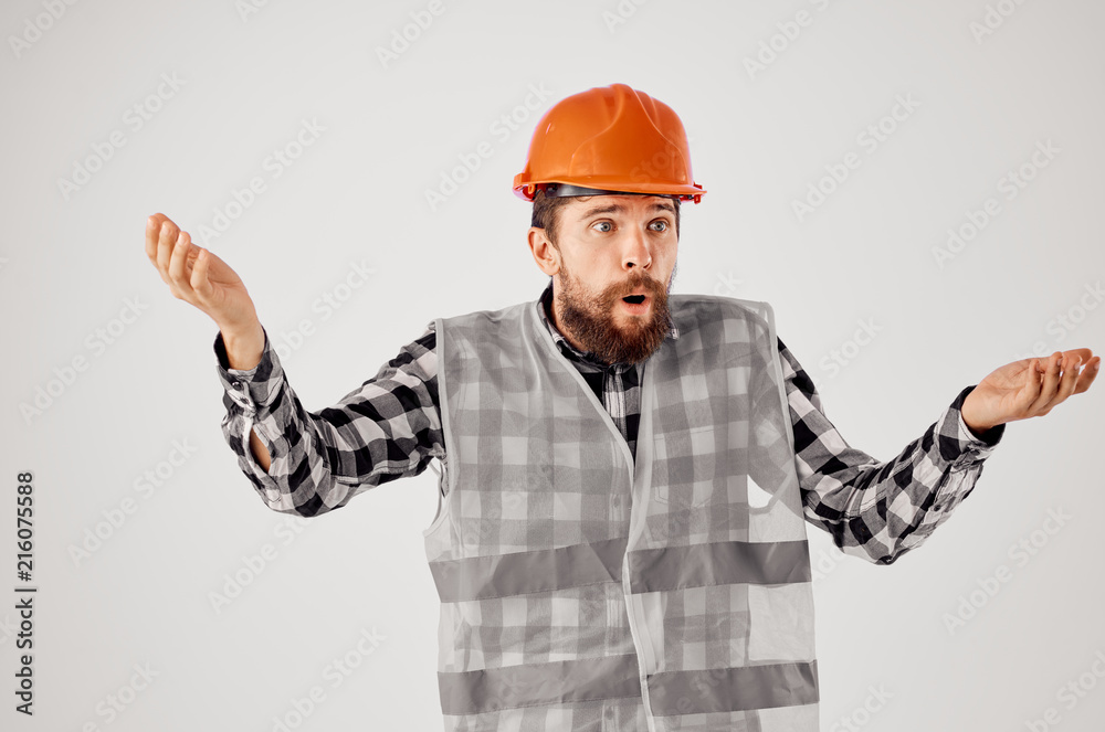 surprised man in a helmet surprised man in a helmet