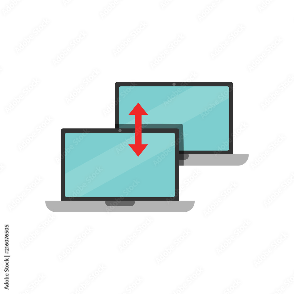 Connect Database Server Logo Icon Design