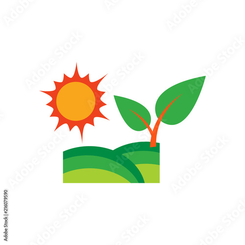 Field Nature Logo Icon Design