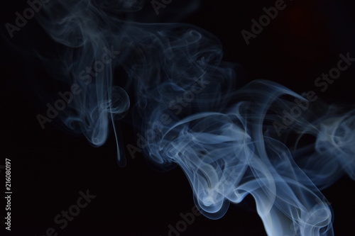 abstract smoke in front of black