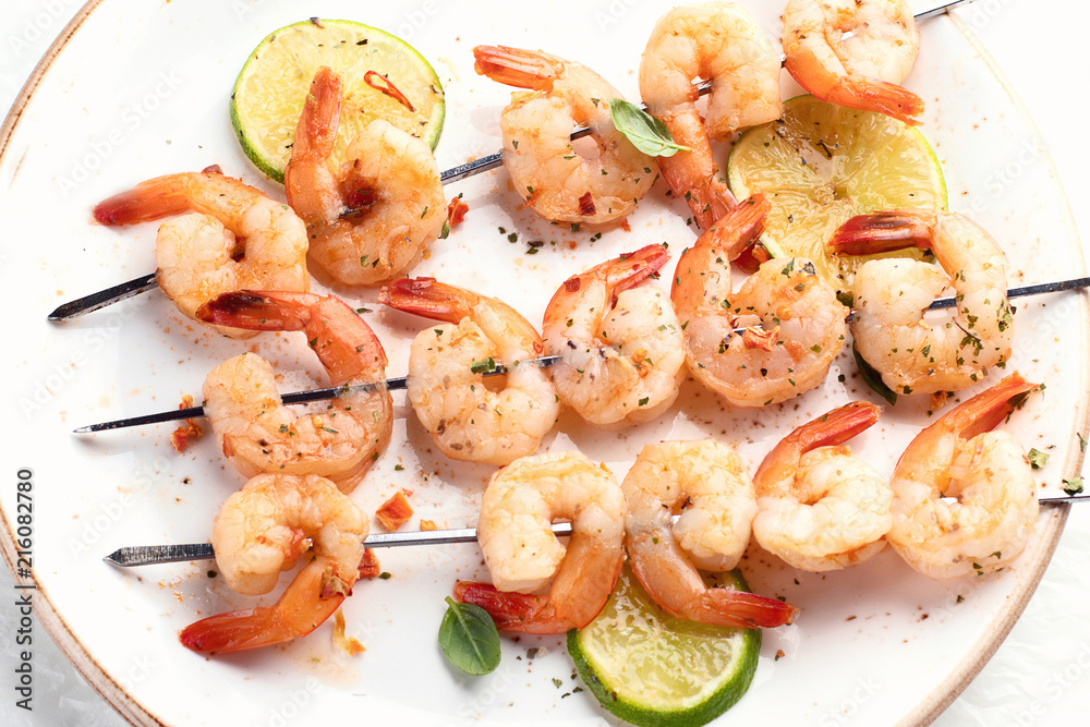 Shrimp skewers Shrimp skewers