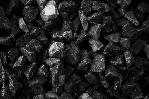 Natural black coals for background. Industrial coals