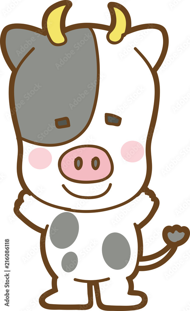 かわいい牛のイラスト素材 Stock Vector Adobe Stock かわいい牛のイラスト素材 Stock Vector Adobe Stock