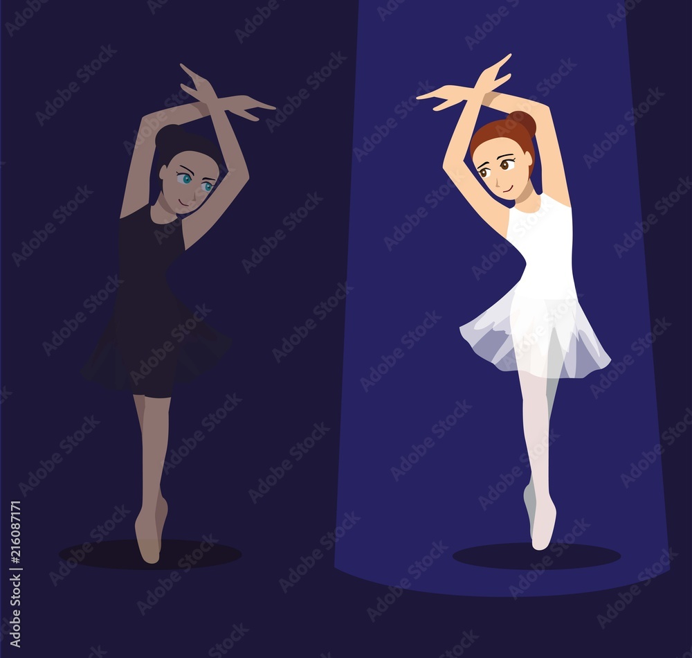 Manga Ballet Pose Cartoon Vector 1 Manga Ballet Pose Cartoon Vector 1