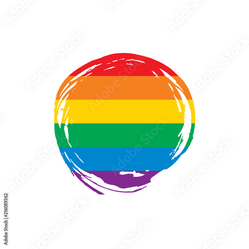Vector a rainbow flag
