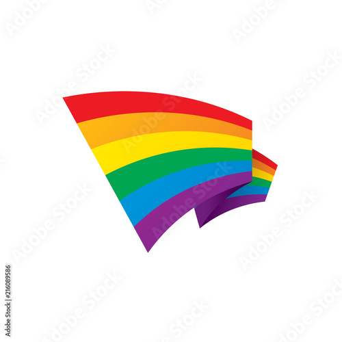 Vector a rainbow flag
