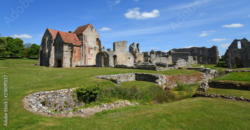 Fototapete The remains of Castle Acre Priory Norfolk