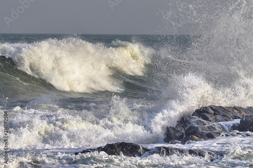 waves in the Mediterranean sea