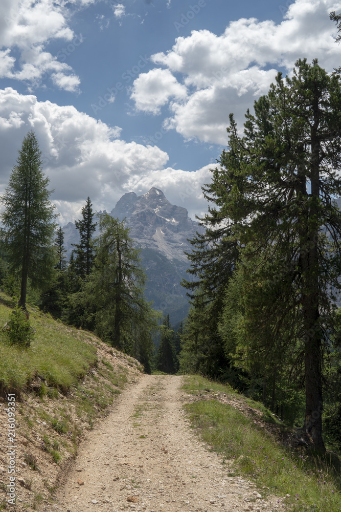 Wanderung in den Dolomiten