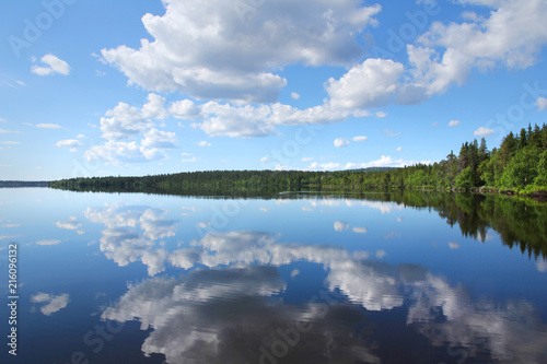 Perfect Finnish lake scenery © Anterovium