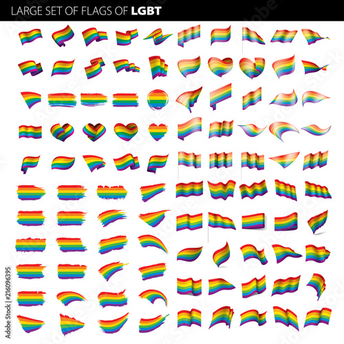 Vector a rainbow flag