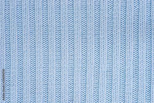 Foto blue knitwear texture background macro