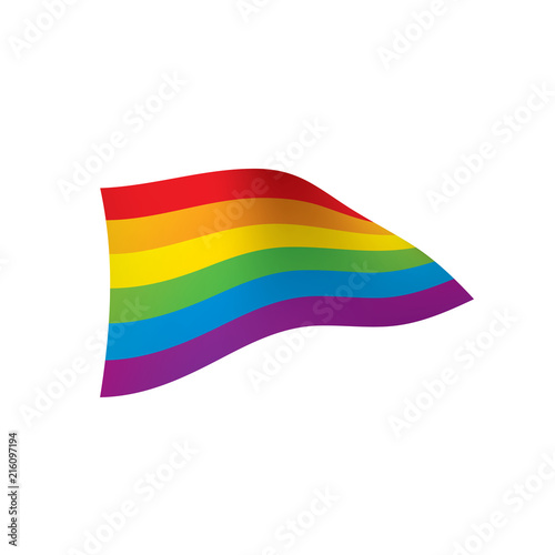 Vector a rainbow flag