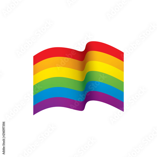 Vector a rainbow flag