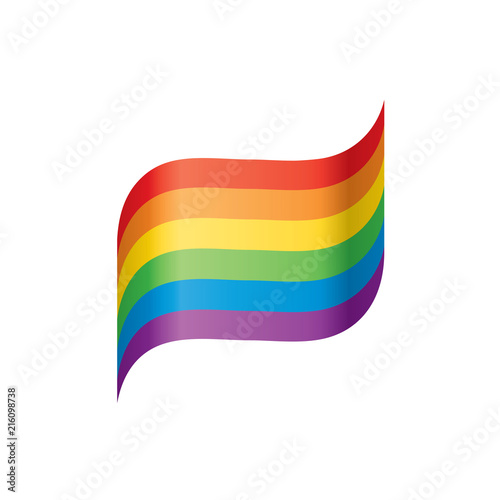 Vector a rainbow flag