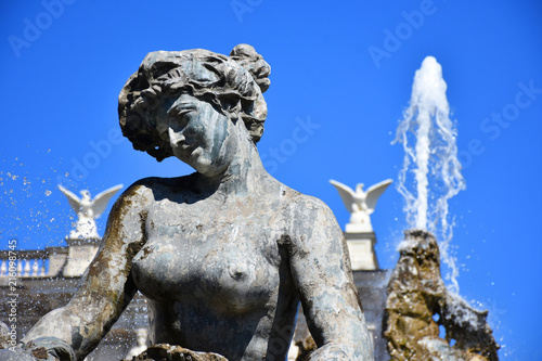 Rome,  Fountain of the Naiads in Piazza della Repubblica. View and details. photo