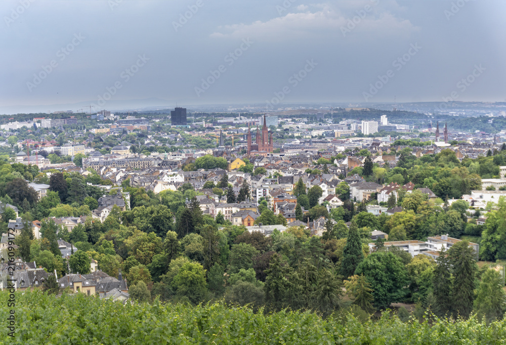 Gewitterstimmung über Wiesbaden
