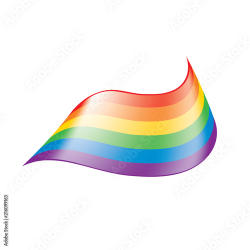 Vector a rainbow flag