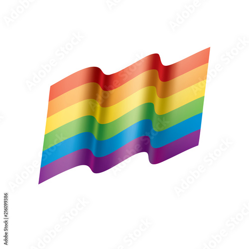 Free Download Vector a rainbow flag - GFXLoad