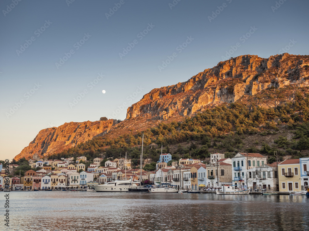 Obraz premium Kastellorizo island, Dodecanese, Greece. Megisti,Meis
