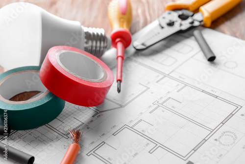 Electrician's supplies with...