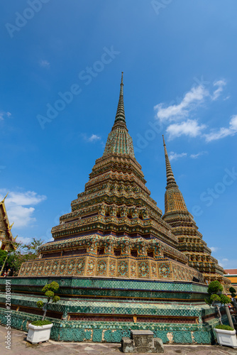 Wat Pho or Wat Phra Chetuphon Vimolmangklararm Rajwaramahaviharn is one of Bangkok's oldest temples, it is on Rattanakosin Island, directly south of the Grand Palace. © joesayhello