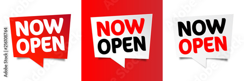 Now open
