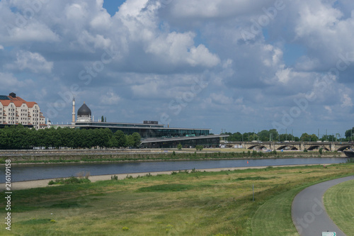 Wallpaper Mural River Elbe in Dresden Torontodigital.ca