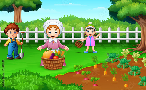 farmers are harvesting the results of their plantations
