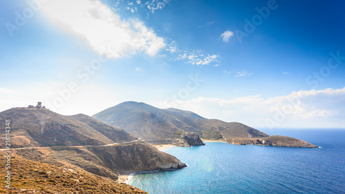 Greek coastline on Peloponnese  Mani Peninsula