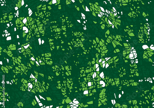 Seamless pattern of light shining throw the leaves.