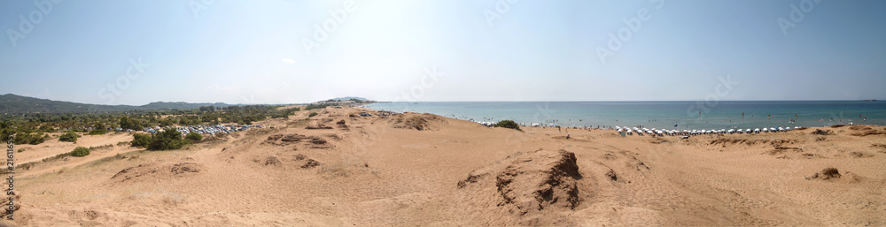 Summer photo of beach and sea 