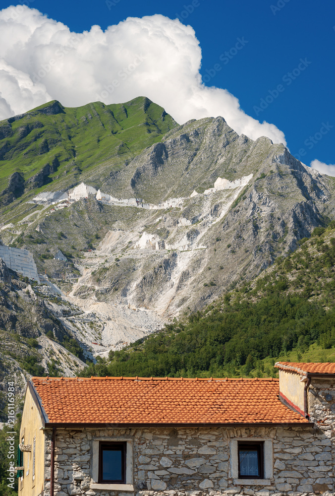 White Marble Quarry of Carrara - Colonnata - Apuan Alps (Alpi Apuane)