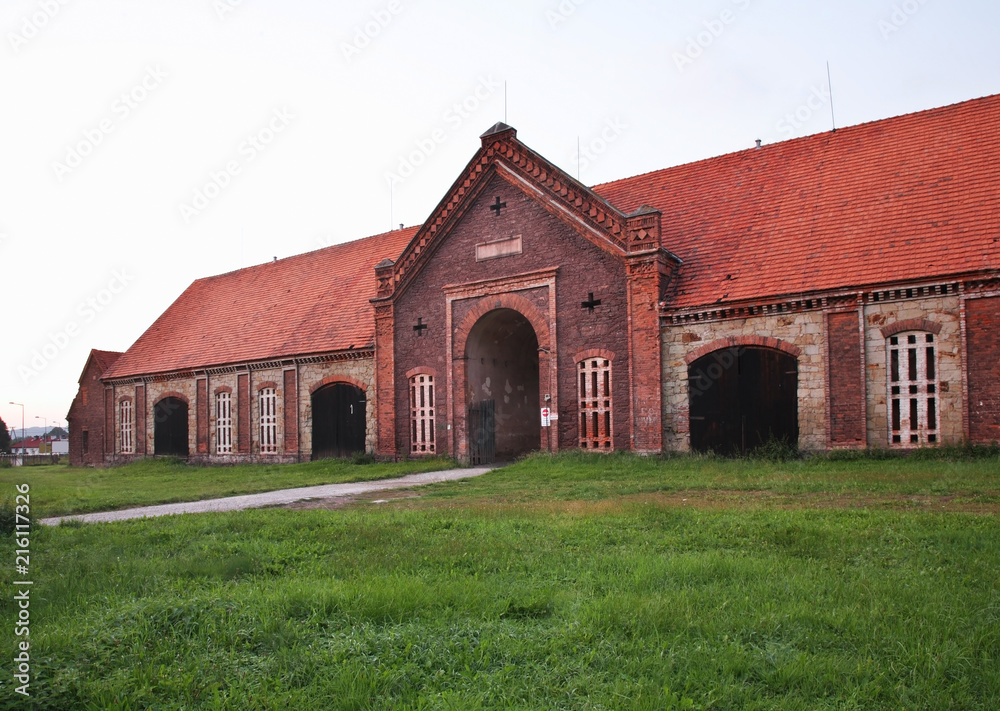 Old farm in Jeleniow near Kudowa-Zdroj. Poland