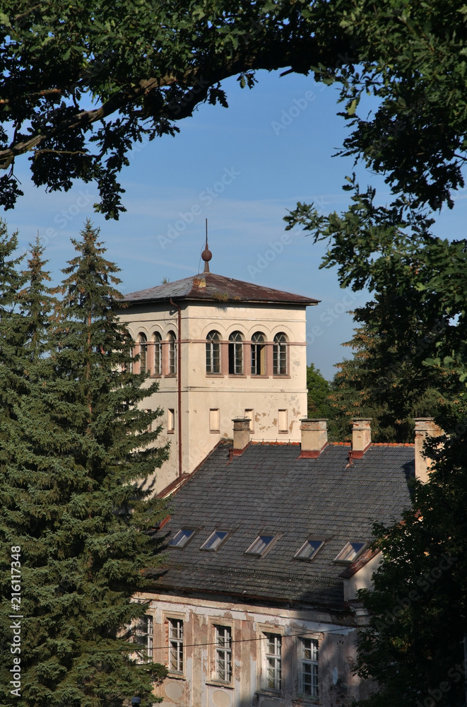 Palace in Jeleniow near Kudowa-Zdroj. Poland