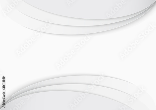 abstract design geometric semi ellipse paper background texture - vector illustration