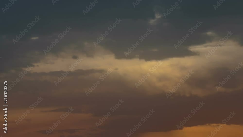 Sunset behind the clouds Sunset behind the clouds