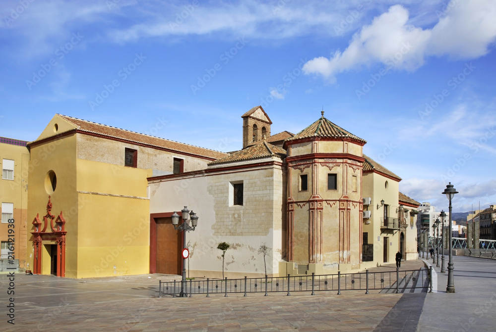 Church of Santo Domingo in Malaga. Spain
